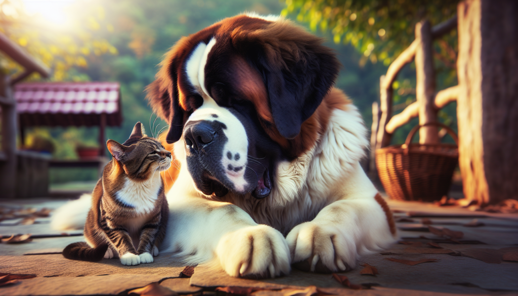Are Saint Bernards a Good Breed for Cat Owners
