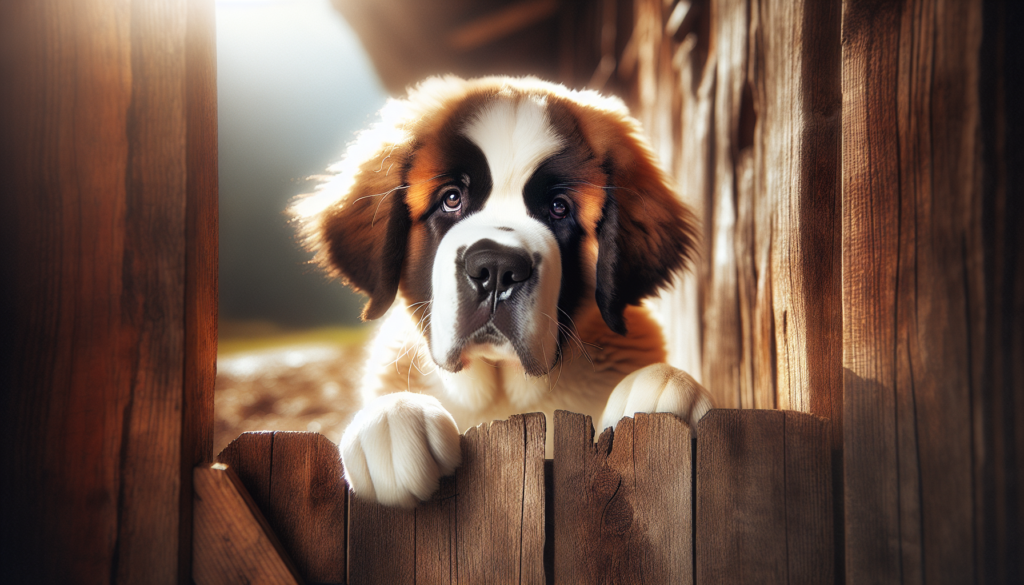 At what age do Saint Bernards become protective?