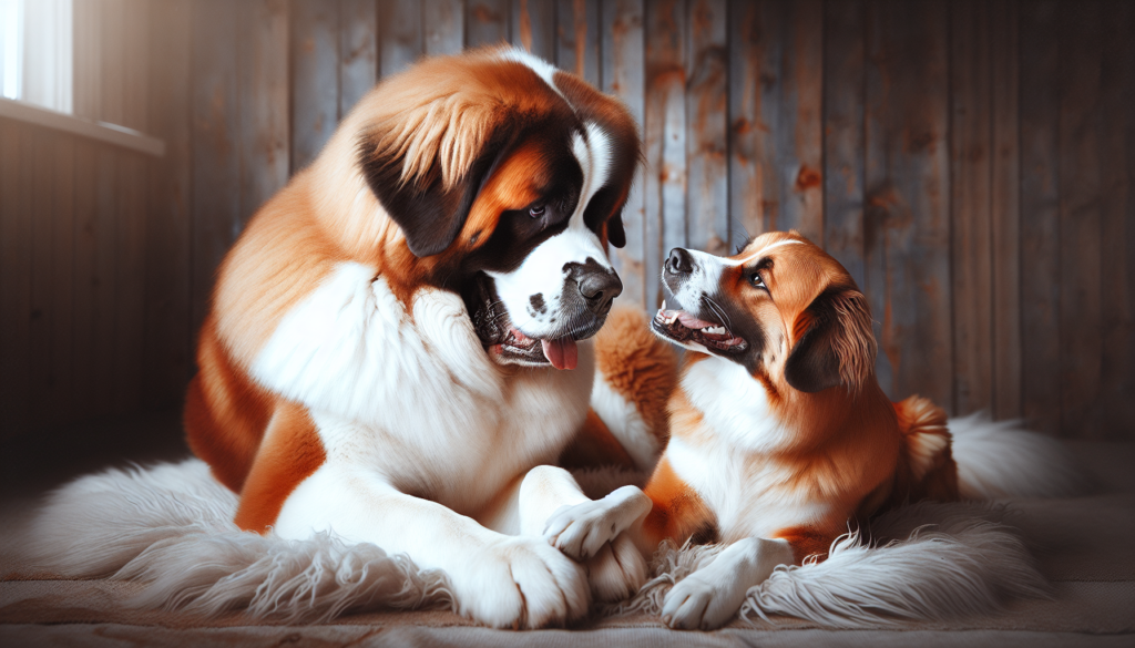 Can Saint Bernards get along with other dogs?
