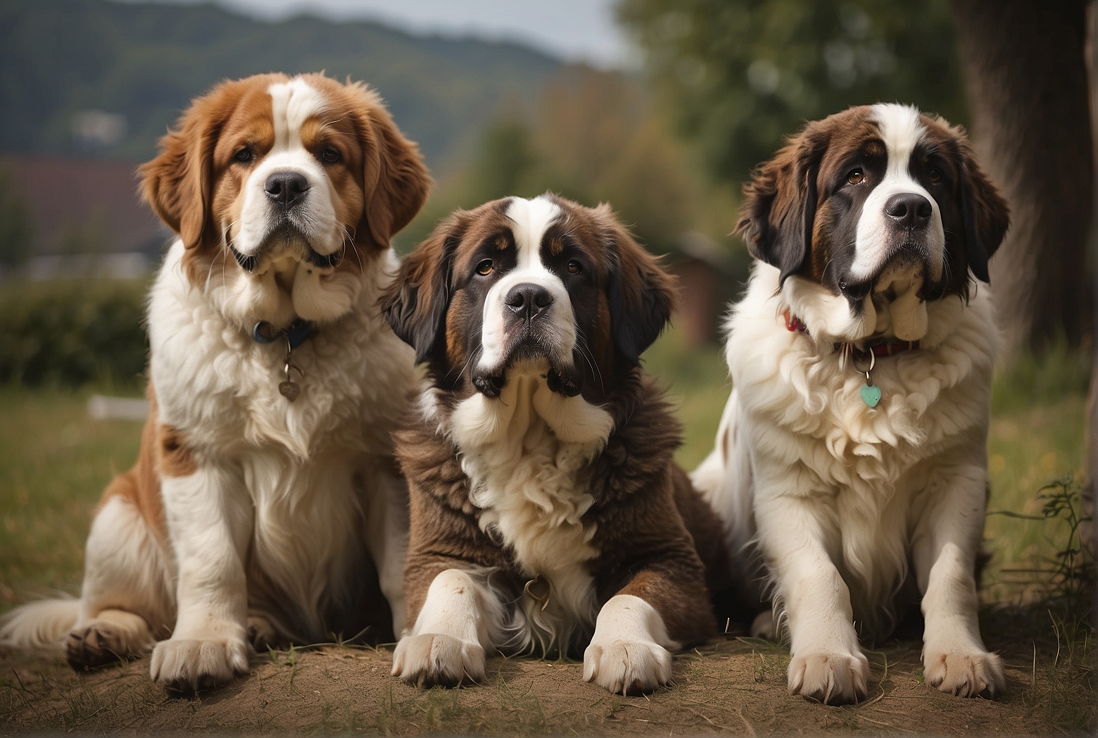 How Do Saint Bernards Get Along with Other Dogs?