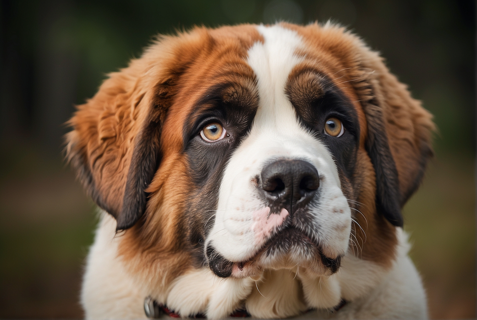 Exploring the Eye Color of Saint Bernard Dogs
